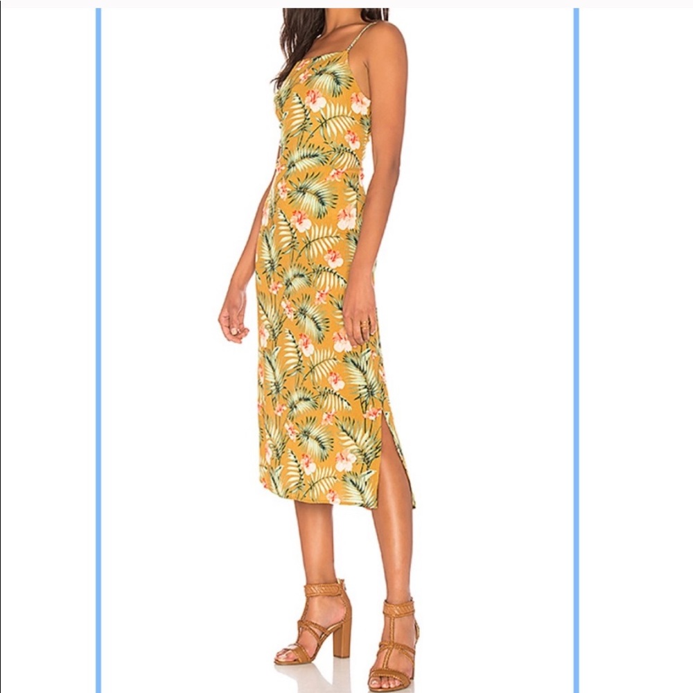 Sincerely Jules Palm Slip Dress